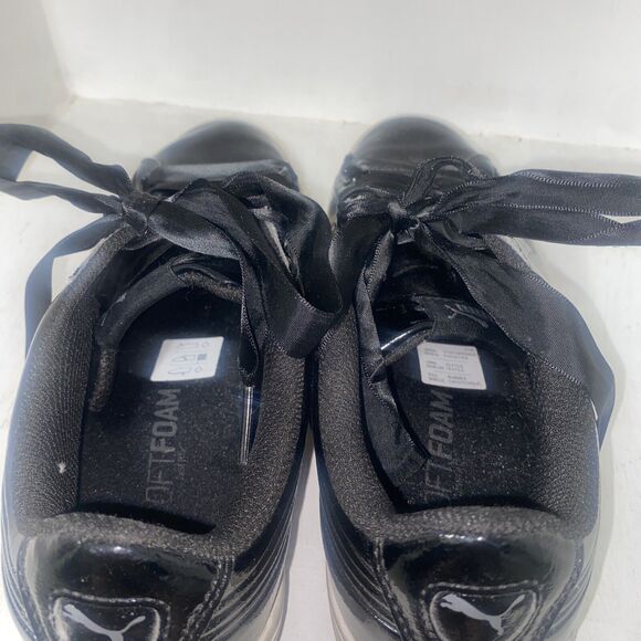 Puma Women’s Shoes Size 7.5 Shiny Patent Leather Casual Fashion Ribbon Laces - Picture 7 of 9